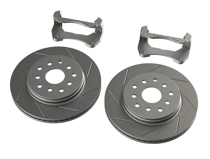 Teraflex 4303490 JK Front Performance Big Slotted Rotor Kit