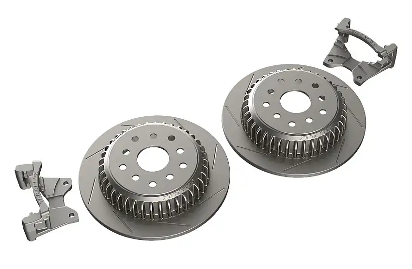 Teraflex 4304460 JK/JKU Rear Performance Slotted Big Rotor Kit