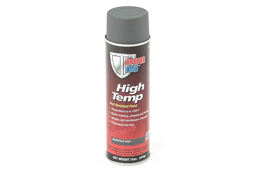 POR-15 High Temp Paint 15oz Spray Can In Manifold Gray 44218