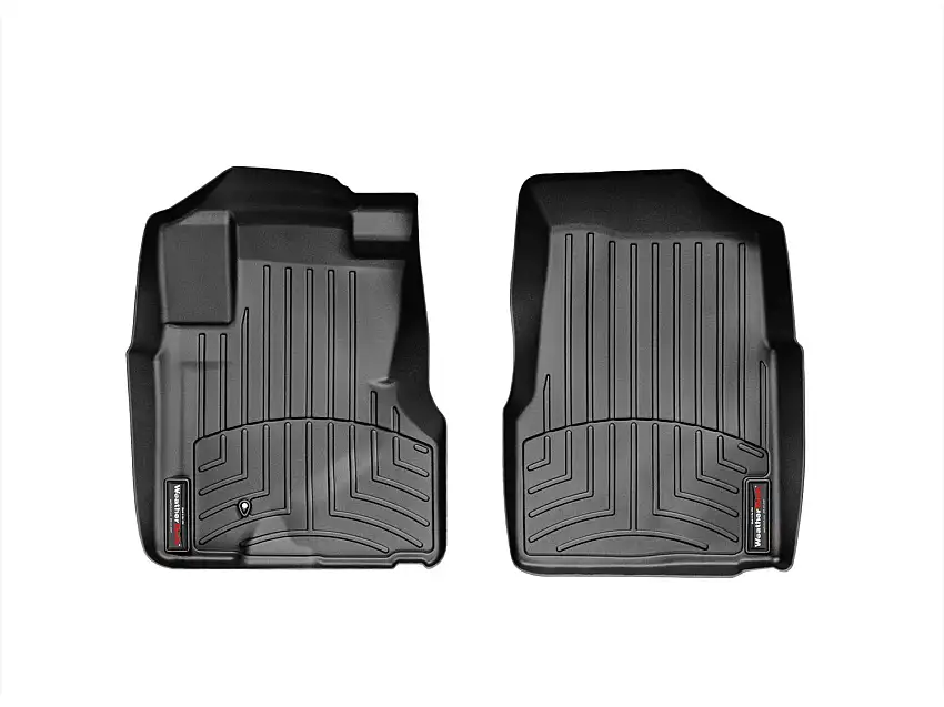WeatherTech FloorLinerTM DigitalFit; Black; Front 443571