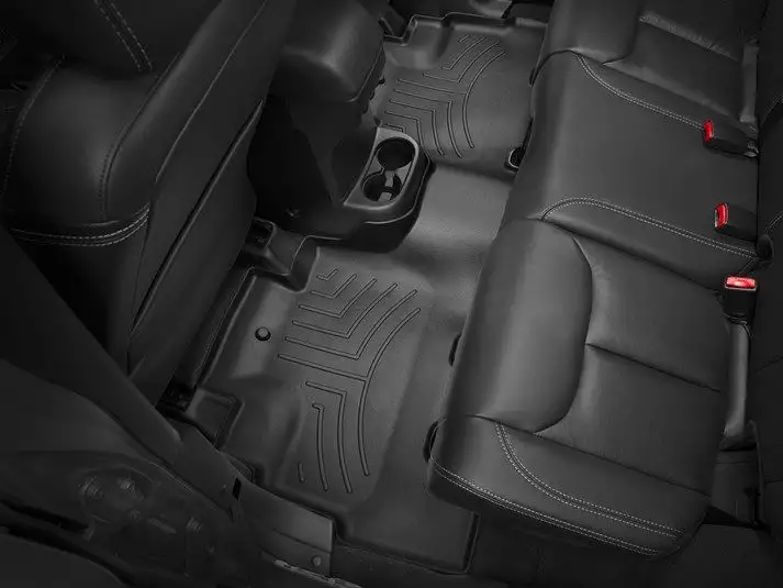 WeatherTech DigitalFit Rear Floor Liner In Black For 14-18 Jeep Wrangler JKU 445732