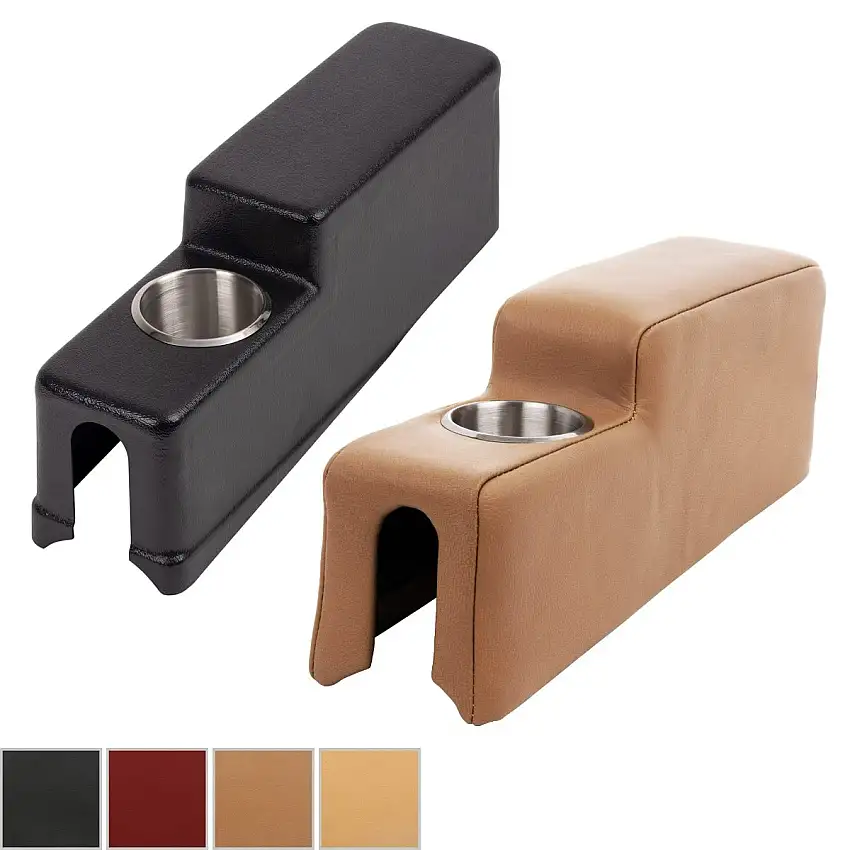 Leather Upholstered Center Console