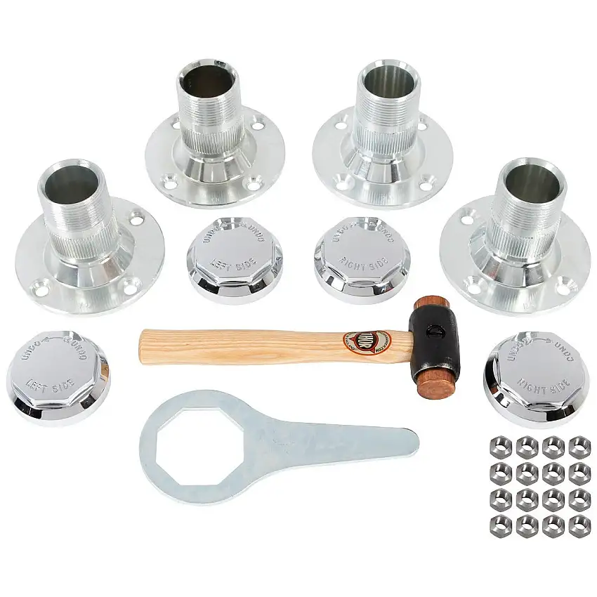 Wire Wheel Conversion Kit for Late TR3-TR6 320381
