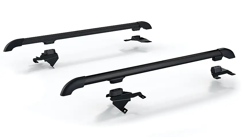 Teraflex 4722010 JKU 4-Door Nebo Roof Rack Main Rail Kit - Black
