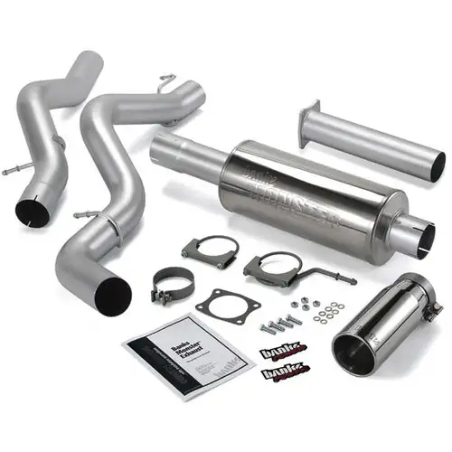 2006-2007 GM 6.6L DURAMAX LLY/LBZ BANKS POWER SINGLE MONSTER EXHAUST SYSTEM (DURAMAX LLY/LBZ)