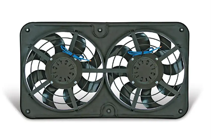 Flex-A-Lite 104350 Fan Electric 12 1/8 dual shrouded push/pull uni X-treme S-blade w/o controls
