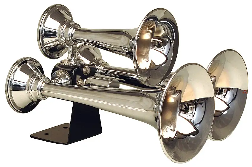 Kleinn Automotive Air Horns 502 Chrome Triple Horn