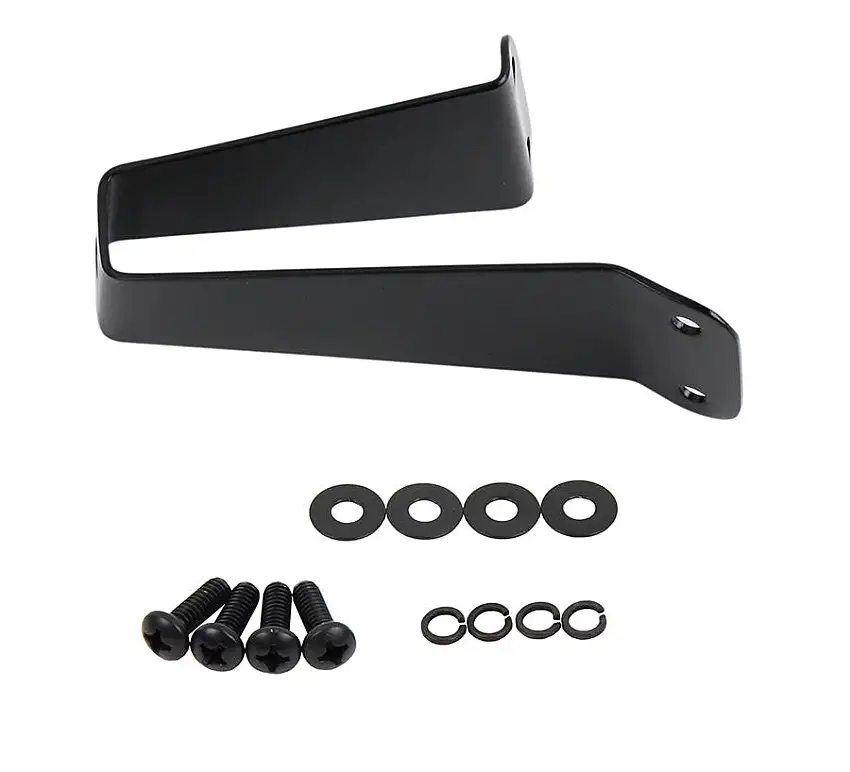 Kentrol 50460 Jeep CJ/YJ Tailgate Tire Stop 76-95 CJ and Wrangler YJ Powdercoat Black Kentrol