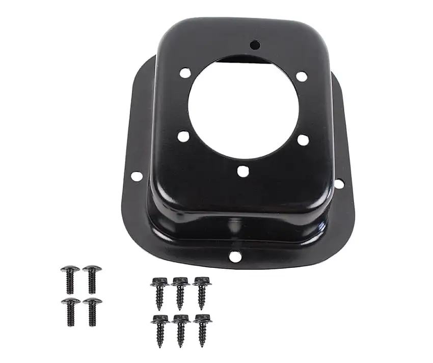 Kentrol 50468 Jeep CJ/YJ Gas Filler Neck 78-95 CJ and Wrangler YJ Powdercoat Black Kentrol