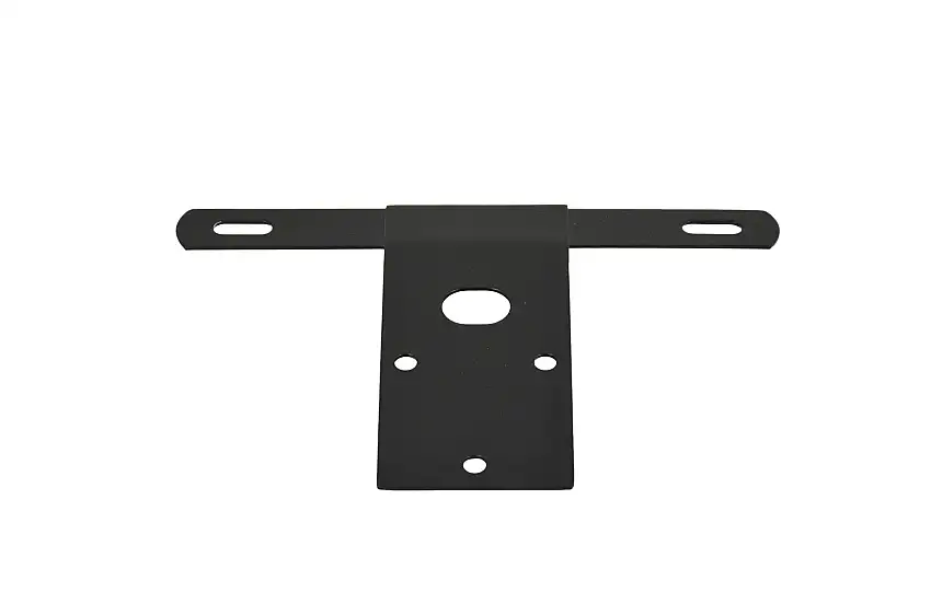 Kentrol 50472 Jeep CJ License Plate Bracket 76-86 CJ Powdercoat Black Kentrol
