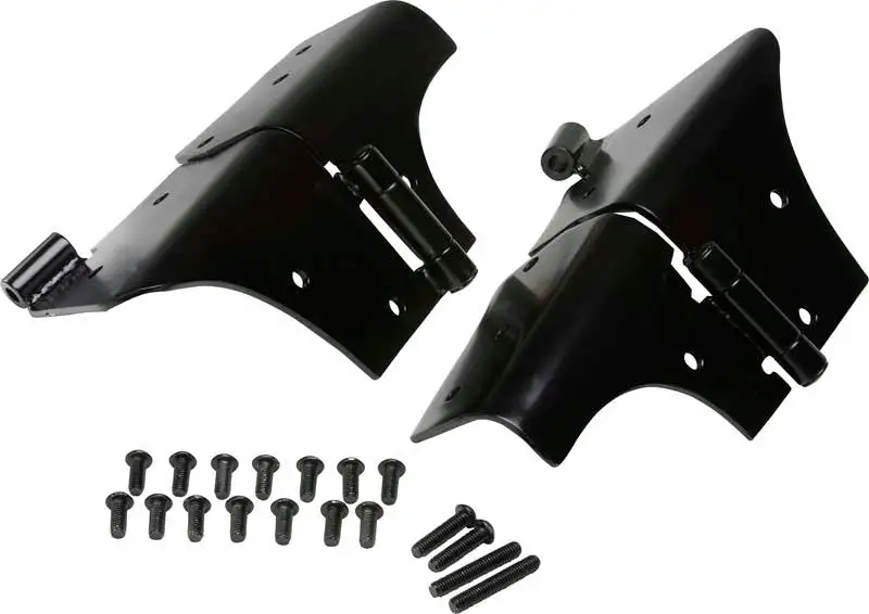 Kentrol 50477 Jeep TJ Windshield Hinge Pair 97-06 Wrangler TJ Powdercoat Black Kentrol