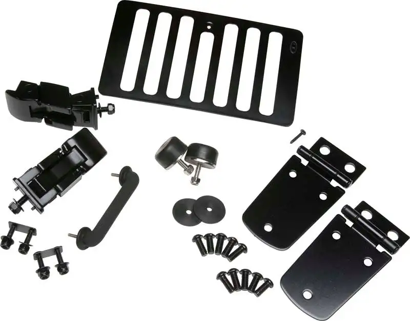 Kentrol 50504 Jeep TJ Hood Kit 98-06 Wrangler TJ Powdercoat Black Kentrol