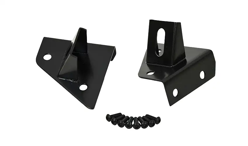 Kentrol 50531 Jeep CJ/YJ Light Bracket Pair 76-95 CJ and Wrangler YJ Powdercoat Black Kentrol