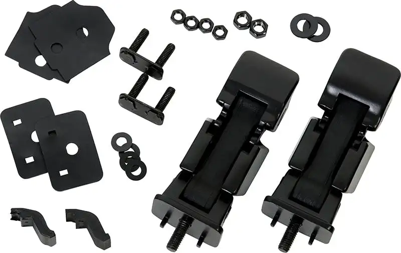 Kentrol 50571 Jeep JK Hood Catch Pair 07-18 Wrangler JK Powdercoat Black Kentrol
