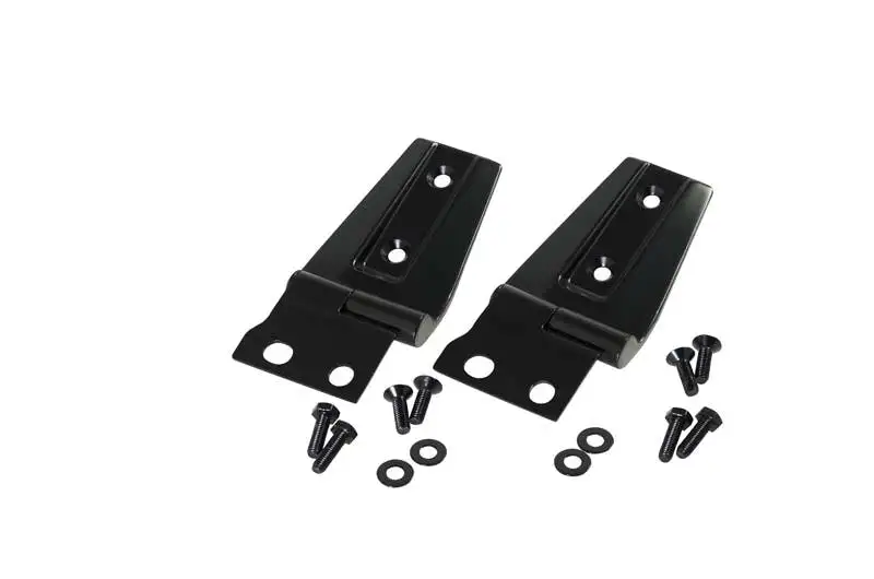 Kentrol 50572 Jeep JK Hood Hinge Pair 07-18 Wrangler JK Powdercoat Black Kentrol