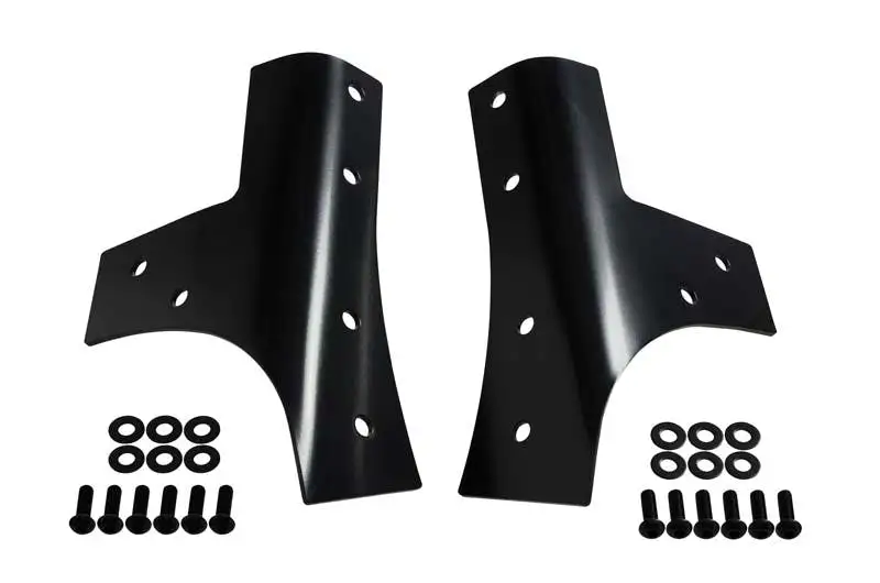 Kentrol 50574 Jeep JK Windshield Supports Pair 07-18 Wrangler JK Powdercoat Black Kentrol