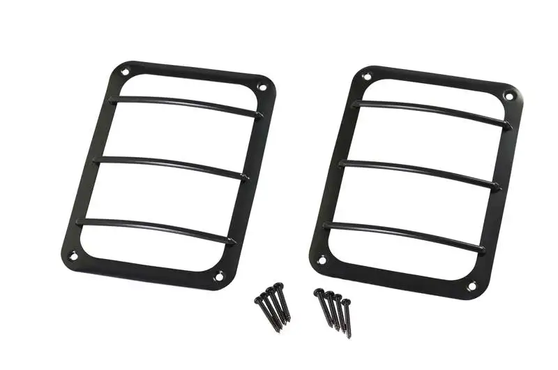 Kentrol 50582 Jeep JK Taillight Guard Pair 07-18 Wrangler JK Powdercoat Black Kentrol