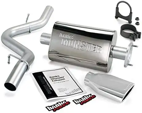 Banks Power Monster Exhaust For 2000-03 Jeep Wrangler TJ With 2.5L or 4.0L 51313