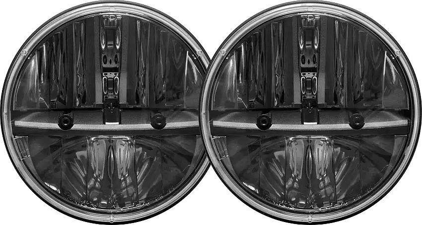 RIGID Industries 55001 RIGID 7 Inch Round Headlight Kit with H13 To H4 Adaptor
