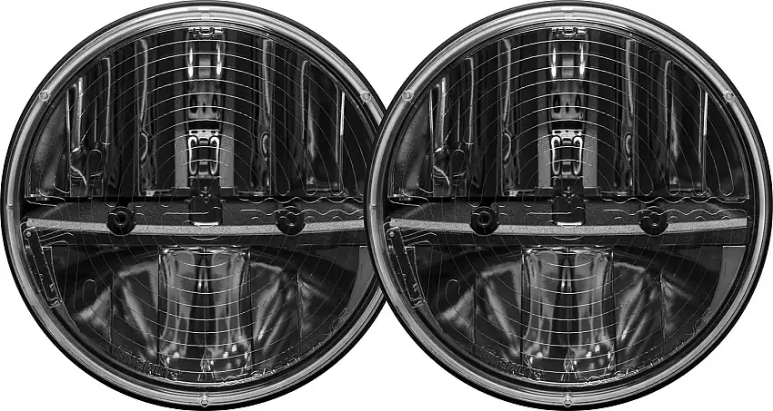 RIGID Industries 55008 RIGID 7 Inch Round Heated Headlight Kit; Non JK Version