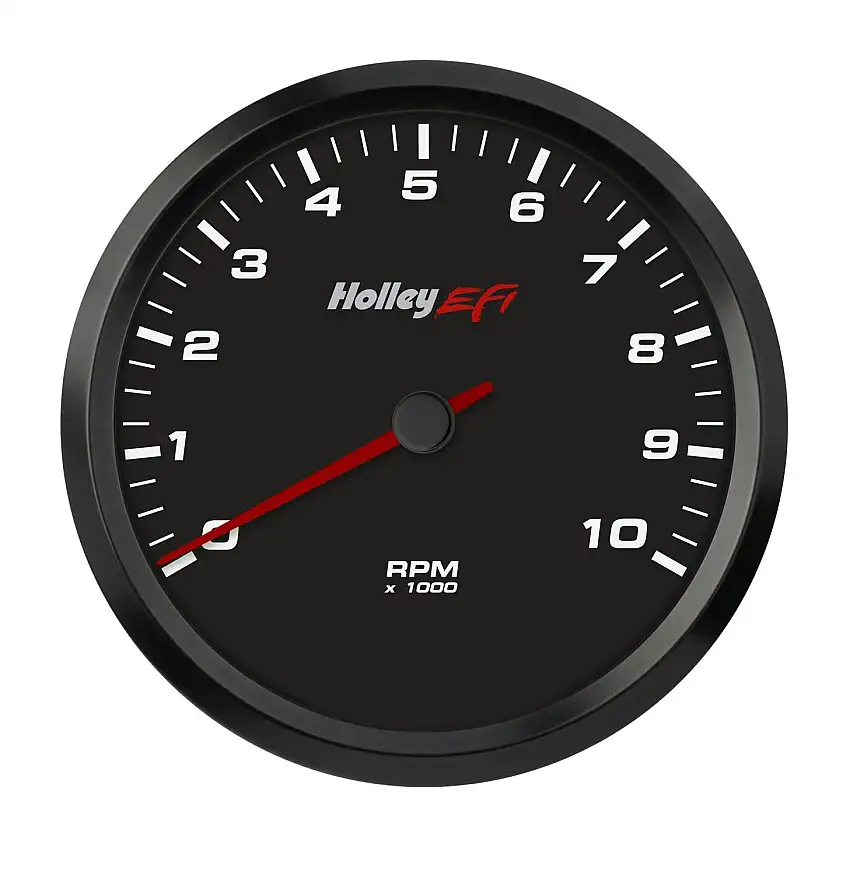Holley EFI 553-125 4-1/2 TACHOMETER, 0-10K RPM, CAN, BLACK
