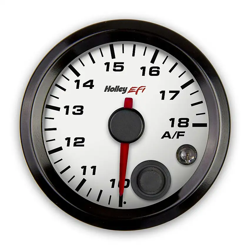 Holley EFI 553-132W 2-1/16 AFR RIGHT GAUGE, 10-18, CAN, WHIT