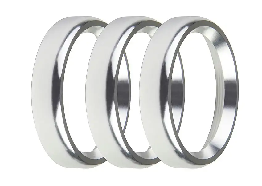 Holley EFI 553-145SB 2-1/16 BEZELS, SILVER, BOLD, PACK OF 3