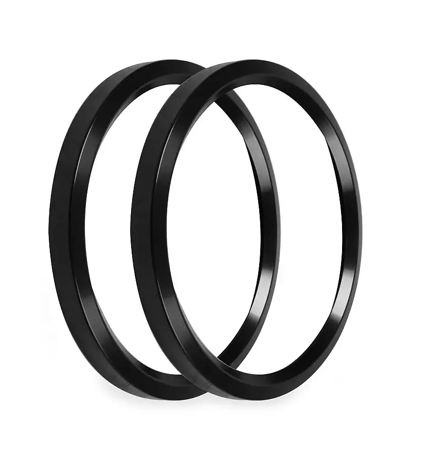 Holley EFI 553-147BK 4-1/2 BEZELS, BLACK, PACK OF 2