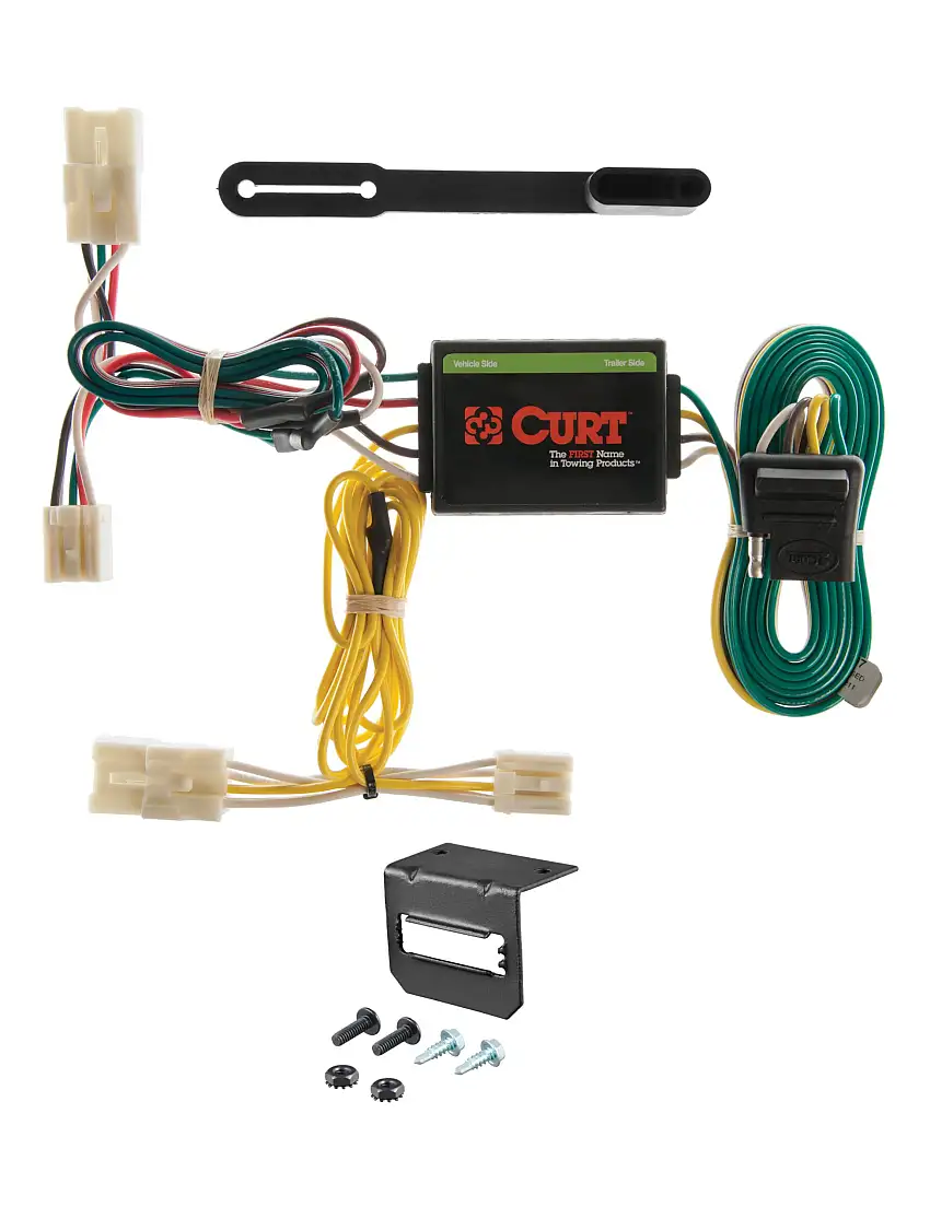 01-05 Toyota RAV4 CURT 4-flat Plug and Play Trailer Wiring