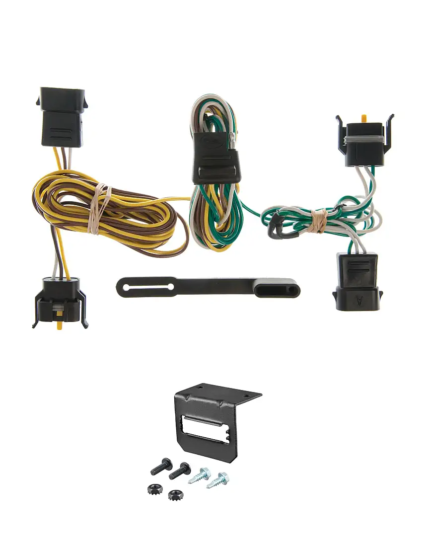03-04 Lincoln Aviator Fits beneath factory 1-1/4" receiver CURT 4-flat Plug and Play Trailer Wiring