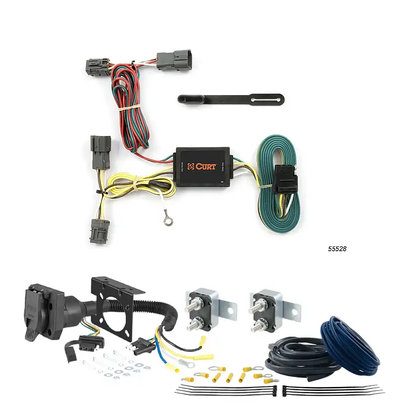 03 - 08 Toyota Matrix Excluding XR and XRS CURT Trailer Brake Controller 7-Way Upgrade Kit 7WK2408