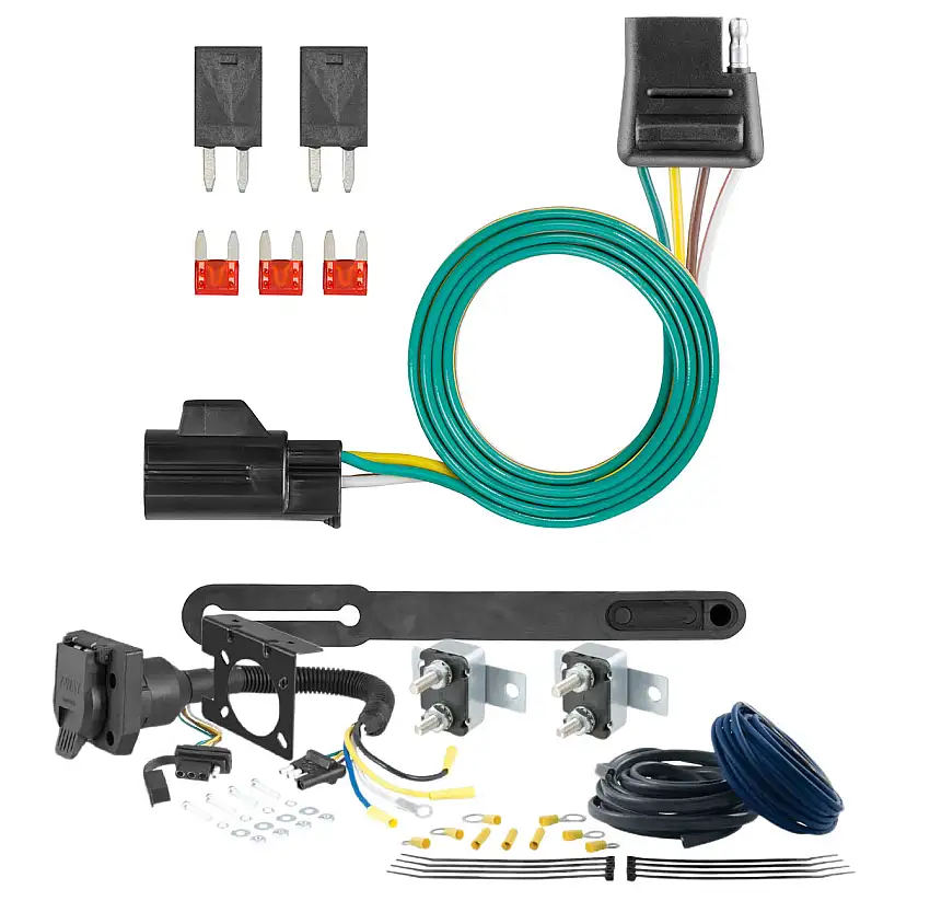 04 - 13 Mazda 3 Sedan CURT Trailer Brake Controller 7-Way Upgrade Kit 7WK1765