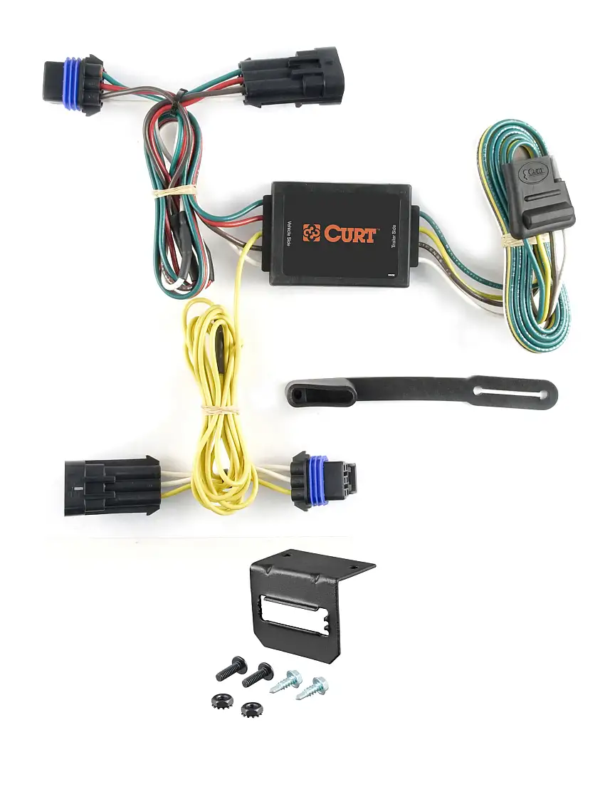03-07 Saturn Ion Excluding Red Line and 2.4L CURT 4-flat Plug and Play Trailer Wiring