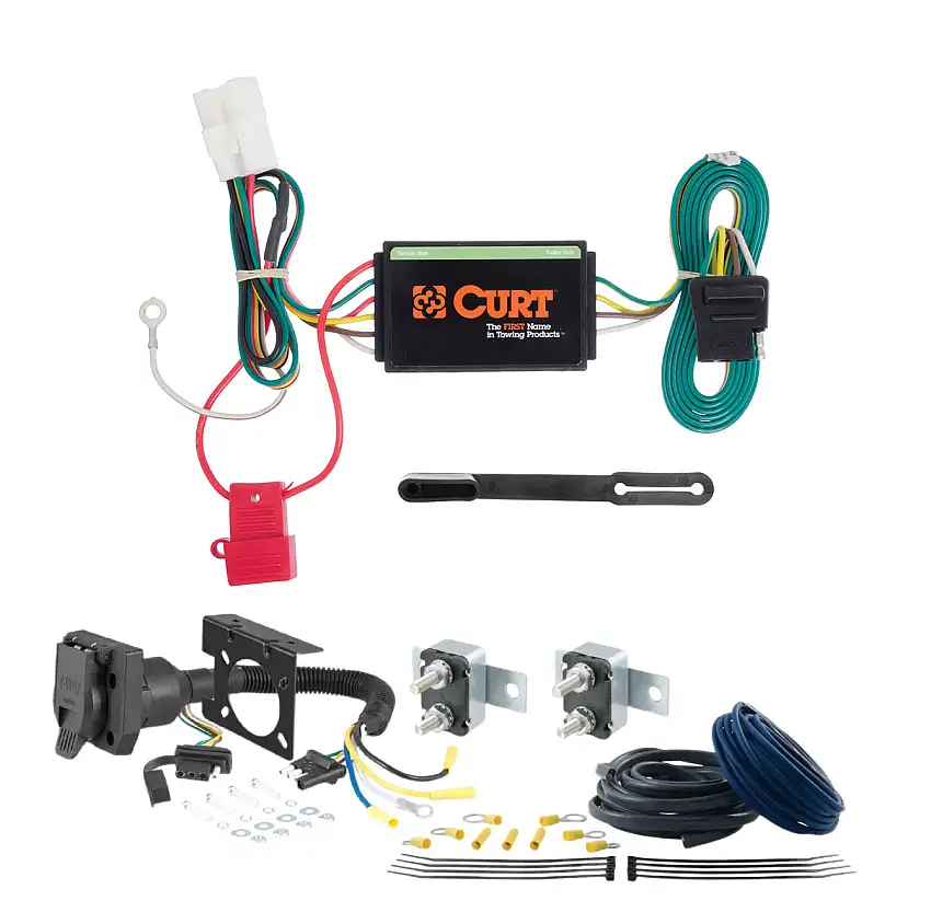 04 - 11 Mitsubishi Endeavor CURT Trailer Brake Controller 7-Way Upgrade Kit 7WK1974