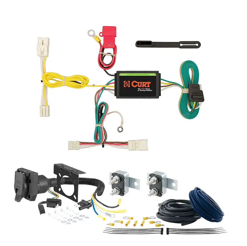 02 - 12 Audi A4 Quattro Sedan CURT Trailer Brake Controller 7-Way Upgrade Kit 7WK41