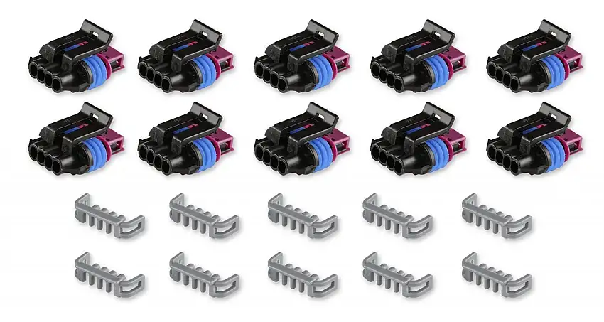 Holley EFI 570-311 GT 150, 4 CAVITY, FEMALE, BLACK