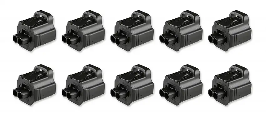 Holley EFI 570-338 SSC, 2 CAVITY, BLACK CONNECTOR
