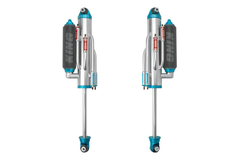 King Shocks 2021+ RAM 1500 TRX Rear 3.5 Dia Full Adjustable 4 Tube Bypass w/ Finned Res Shock (Pair)
