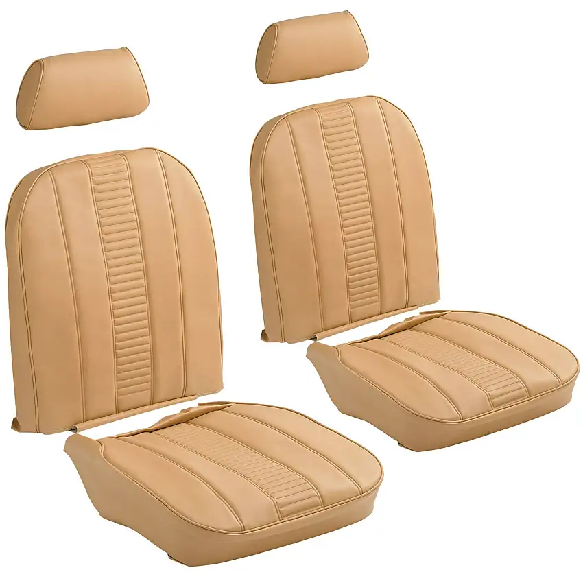 Seat Kit, W/HR Covers, Biscuit, Midget 1977-79