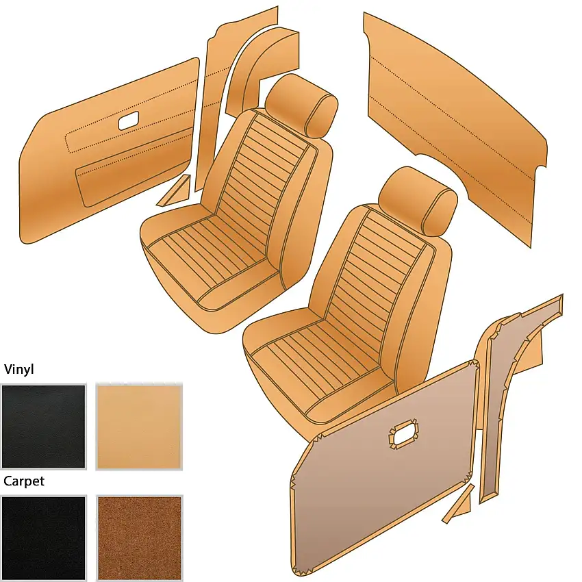 TR6 Custom Deluxe Vinyl Interior Kits