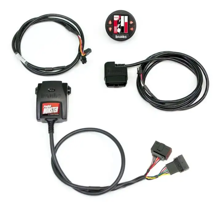 Banks Power PedalMonster Throttle Sensitivity Booster with iDash SuperGauge for 18-26+ Jeep Wrangler JL and Gladiator JT 64332