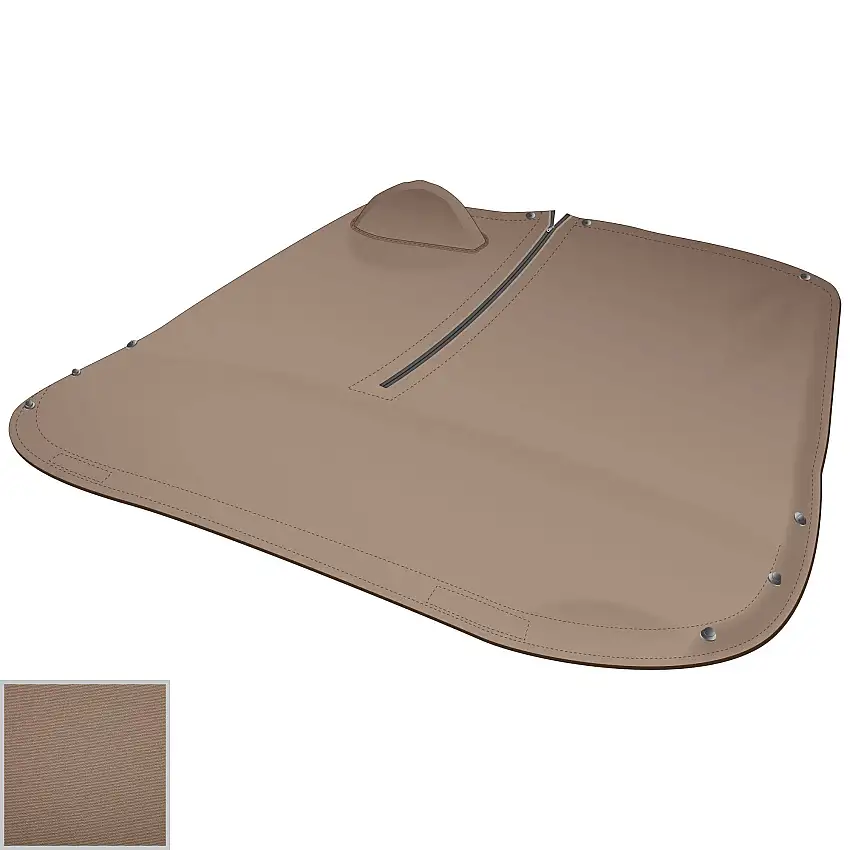 Tan Canvas Tonneau Cover for Bugeye by Moss Handcrafted Upholstery