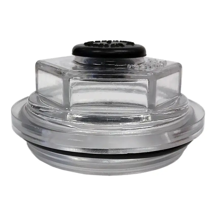 Lippert Trailer Axle Oil and Dust Cap - 8,000 lbs. Clear 695814