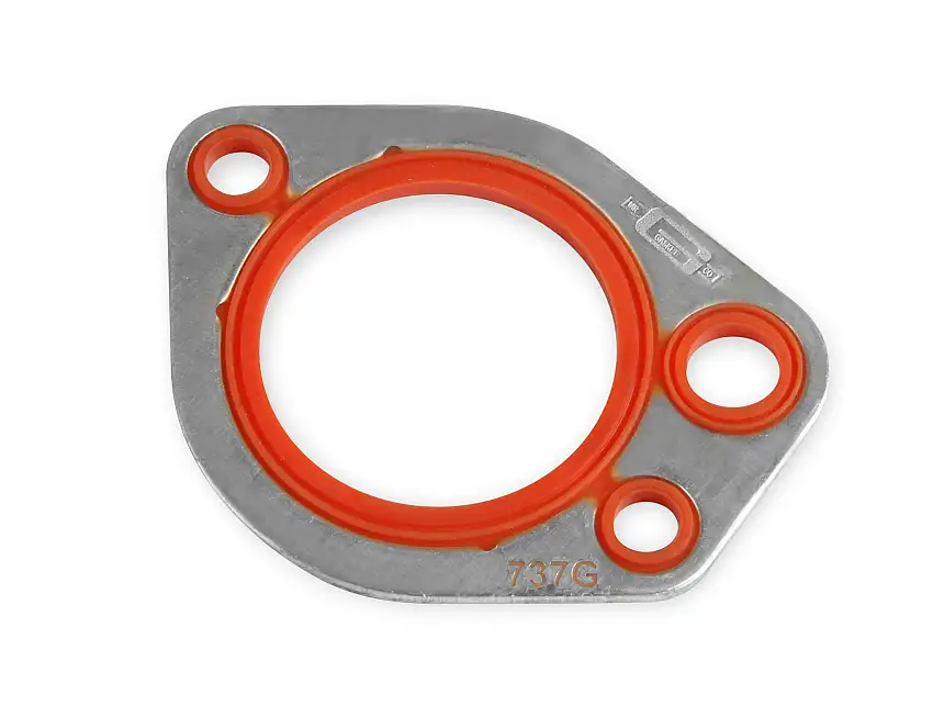 Mr. Gasket 737G Mr. Gasket Thermostat Gasket - Molded Rubber on Aluminum Carrier