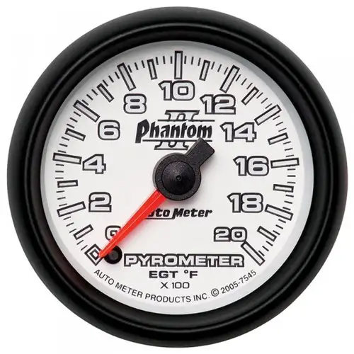 Auto Meter 7545 Phantom Ii Series Pyrometer Gauge 0-2000 F