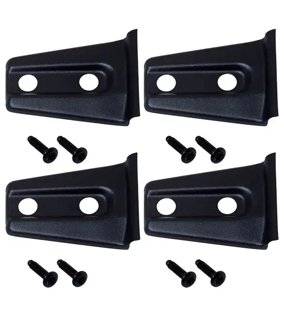 Kentrol 80020 Jeep JK Door Hinge Overlays 4 Pieces 2 Door 07-18 Wrangler JK Textured Black Kentrol