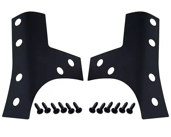 Kentrol 80074 Jeep JK Windshield Support Overlays Pair 07-18 Wrangler JK Textured Black Kentrol