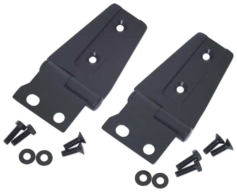 Kentrol 80572 Jeep JK Hood Hinge Pair 07-18 Wrangler JK Textured Black Kentrol