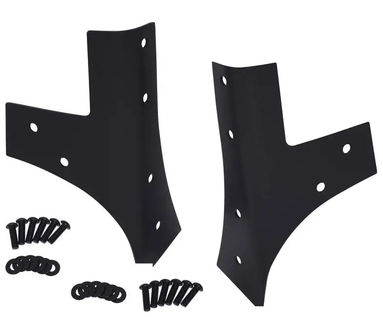 Kentrol 80574 Jeep JK Windshield Supports Pair 07-18 Wrangler JK Textured Black Kentrol