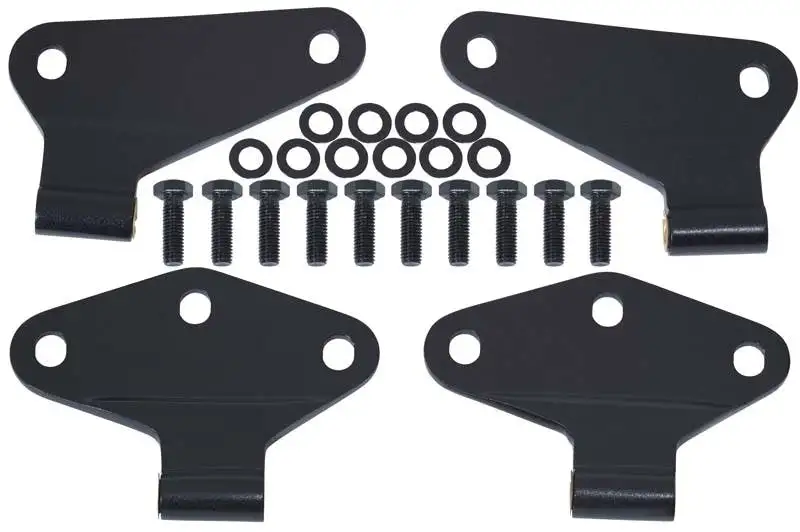 Kentrol 80580 Jeep JK Body Door Hinge Set 4 Pieces 2 Door 07-18 Wrangler JK Textured Black Kentrol